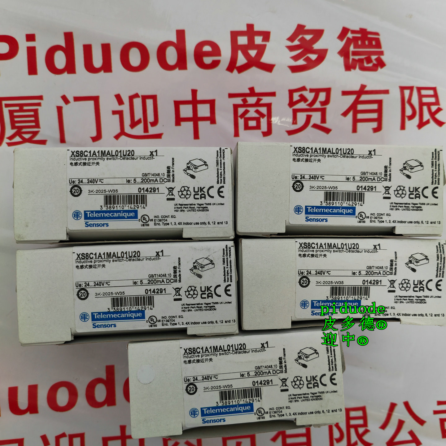 XS8C1A1MAL01U20 �ֻ�Telemecanique�������ƽӽ�������ȫ��ԭװ��Ʒ