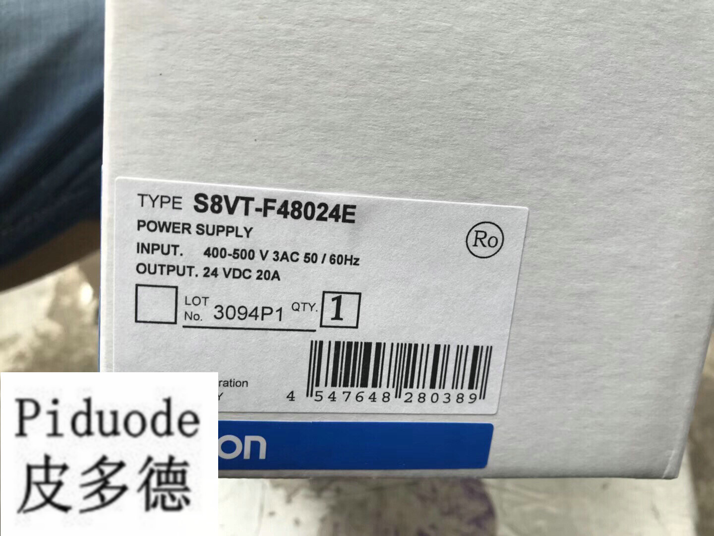 S8VT-F48024E 全新原装欧姆龙电源S8VTF48024E